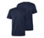 Zwei blaue T-Shirts mit Merinowolle.