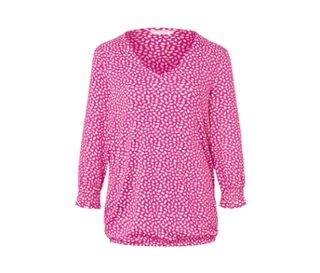 Pink mit weißem Alloverprint