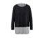 2-in-1-Sportshirt, schwarz - schwarz