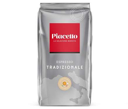Eine Packung Tradizionale Espresso - 1 kg Ganze Bohne von Piacetto.