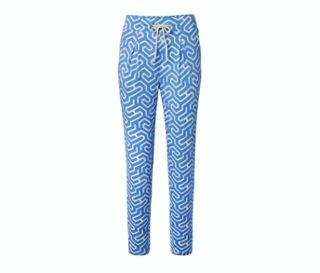 Blauer Alloverprint