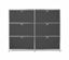 Kommode Metall »CN3« mit 6 Klappenfächern, gross, grau - /img/gAwF61dS/64/image.jpeg