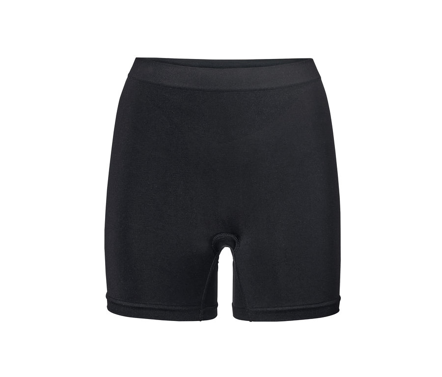 Schwarze Radunterhose.