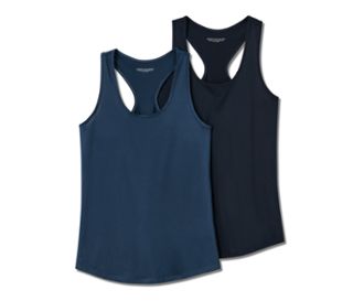 blau und dunkelblau
