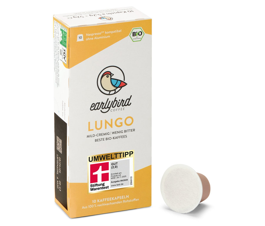 earlybird - Bio Lungo - 10 Kapseln - 10 Kapseln