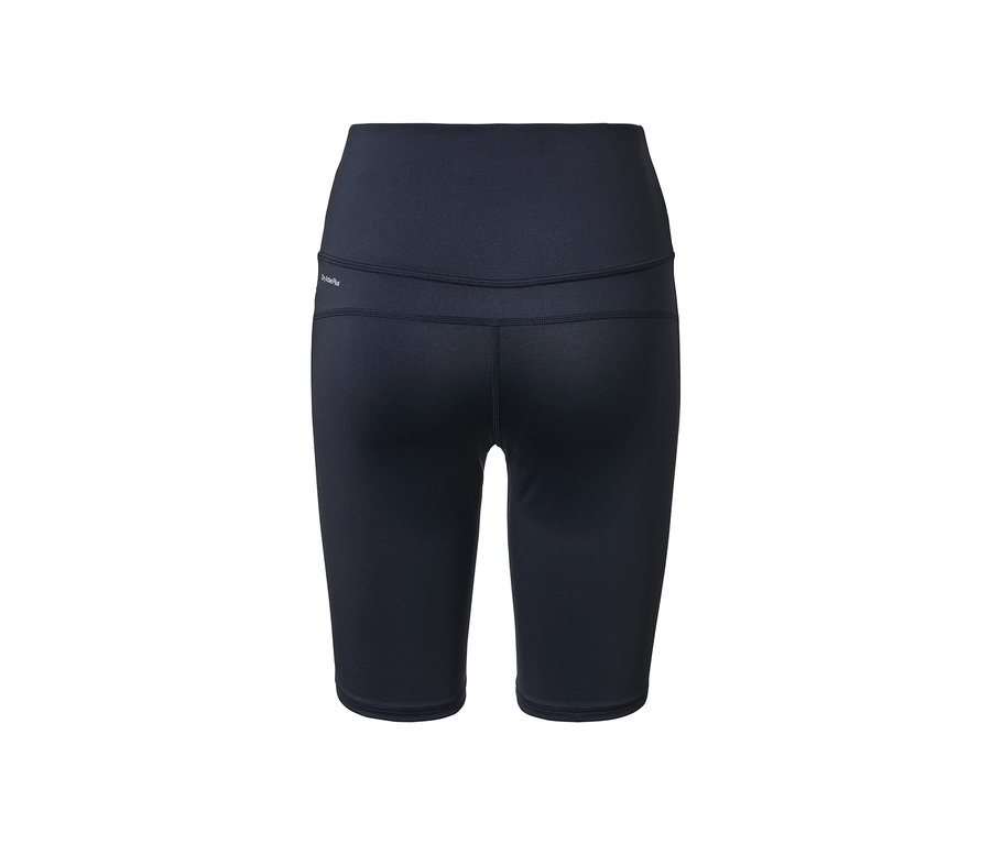 Detailansicht von hinten der Sportradler in Navy.