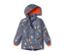 Kleinkinder-Regenjacke mit Blumen-Alloverprint.