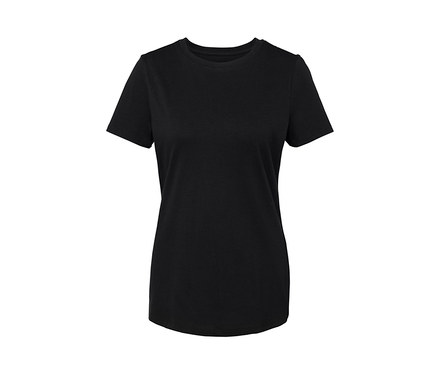 Basic T-Shirt, schwarz
