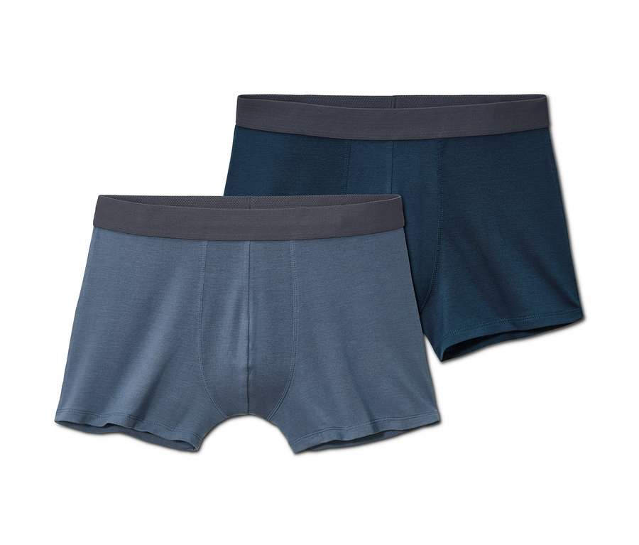 Zwei blaue Modal-Slipboxer 2 Modal-Slipboxer.