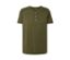 Khakifarbenes Kurzarm-Henley.
