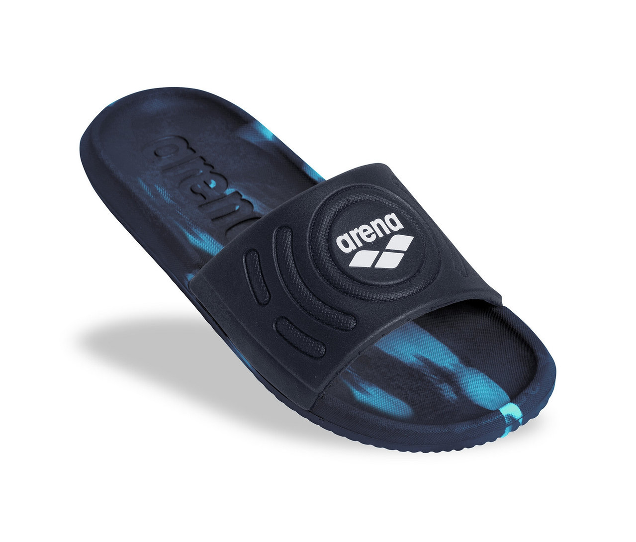 Marineblaue arena Kinder-Badesandale Junior Urban Active.
