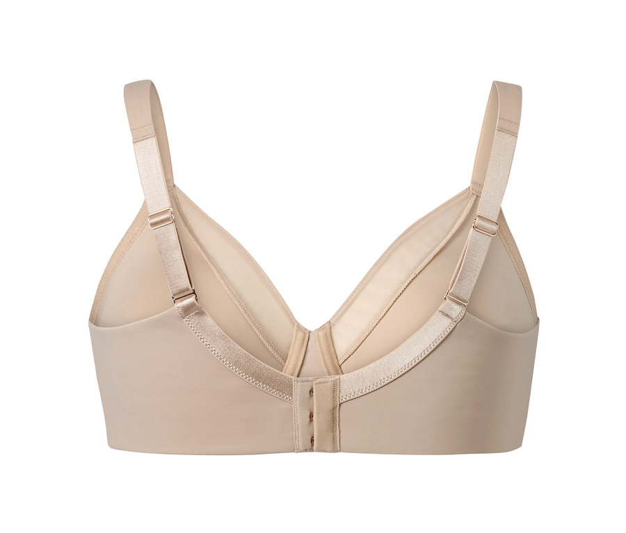 Detailaufnahme eines beigen Minimizer-BHs.