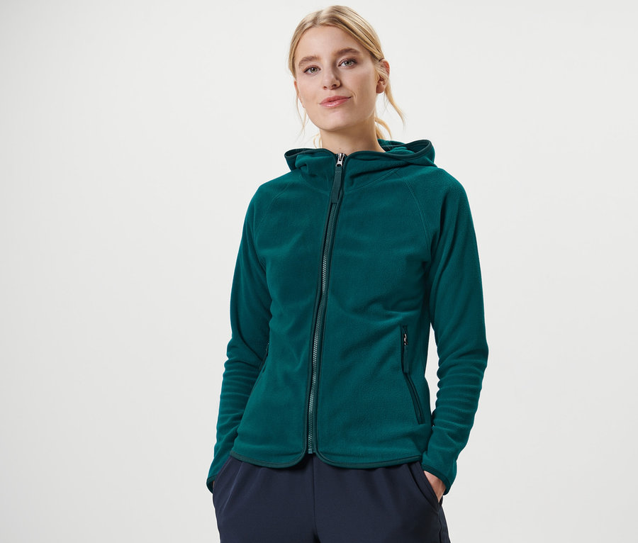 Strickfleece Jacke Tchibo Sportjacken Damen Strickfleece-Jacke