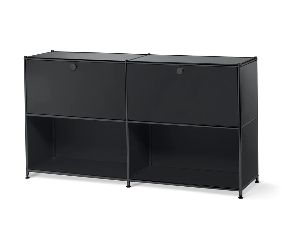 Sideboard Metall »CN3« mit 2 versetzbaren Klappenfächern, all