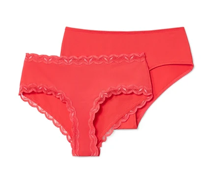 Zwei rote Hipster.