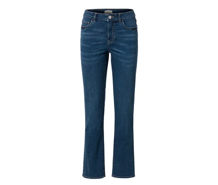 Blaue Straight Jeans – Fit »Kira«.