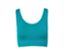 Türkises Seamless-Sport-Bustier.