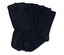 Mehrere dunkelblaue Socken liegen nebeneinander.