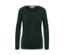 Grüner Zopfstrickpullover.