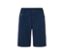 Dunkelblaue Softshell-Funktionsshorts.