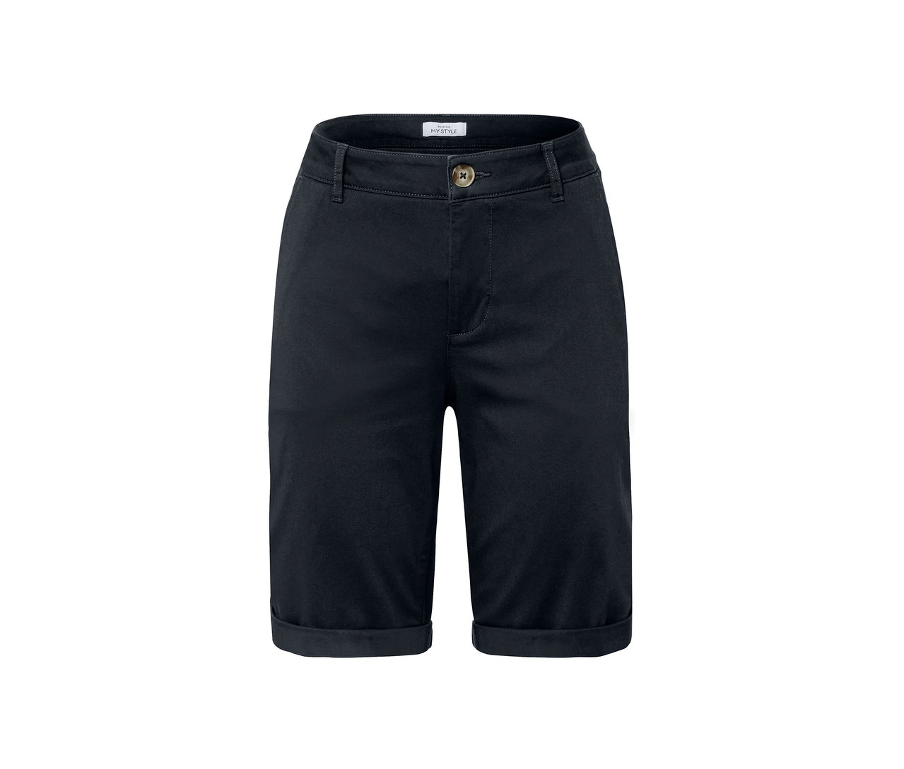 Navy Chino-Shorts.