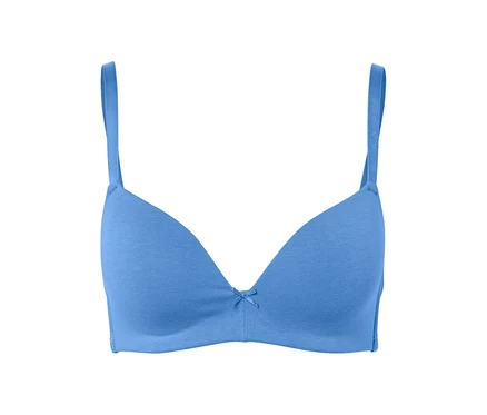 Blauer Softschalen-BH.