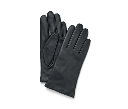 Zwei Lederhandschuhe.