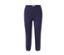 Dunkelblaue 3/4-Leggings mit Spitzenborte.
