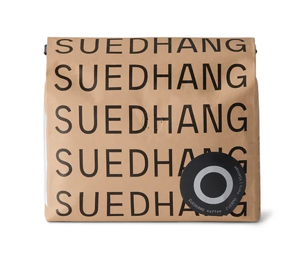 Braune Packung SUEDHANG - CUERPO Espresso - 1 kg Ganze Bohne
