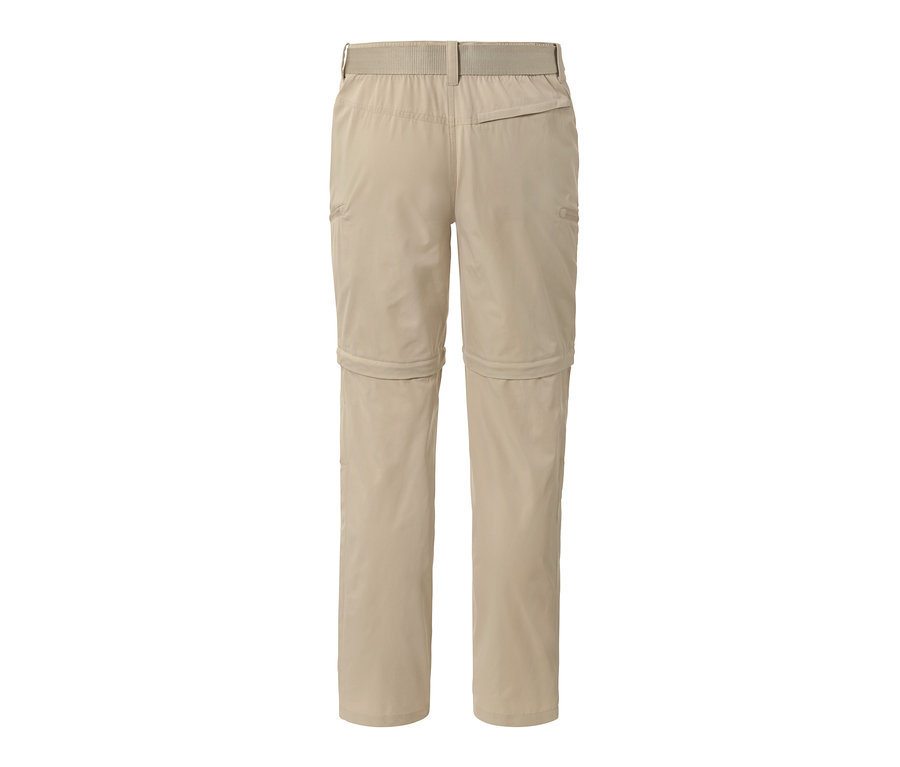 Beige 2-in-1-Funktionshose von hinten.