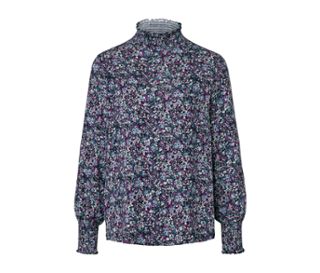 Mehrfarbiger Millefleurs-Alloverprint