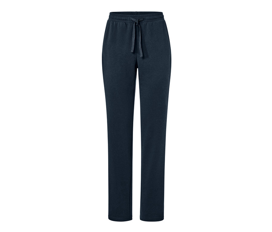 Dunkelblaue Loungewear-Hose mit Kordelzug.