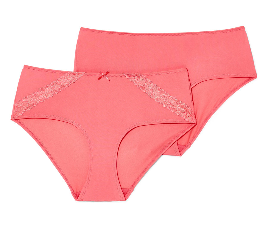 Zwei Pantys in Papaya.
