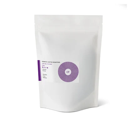 Packung Hermetic - Café del Futuro Espresso, entkoffeiniert - 250 g Ganze Bohne.