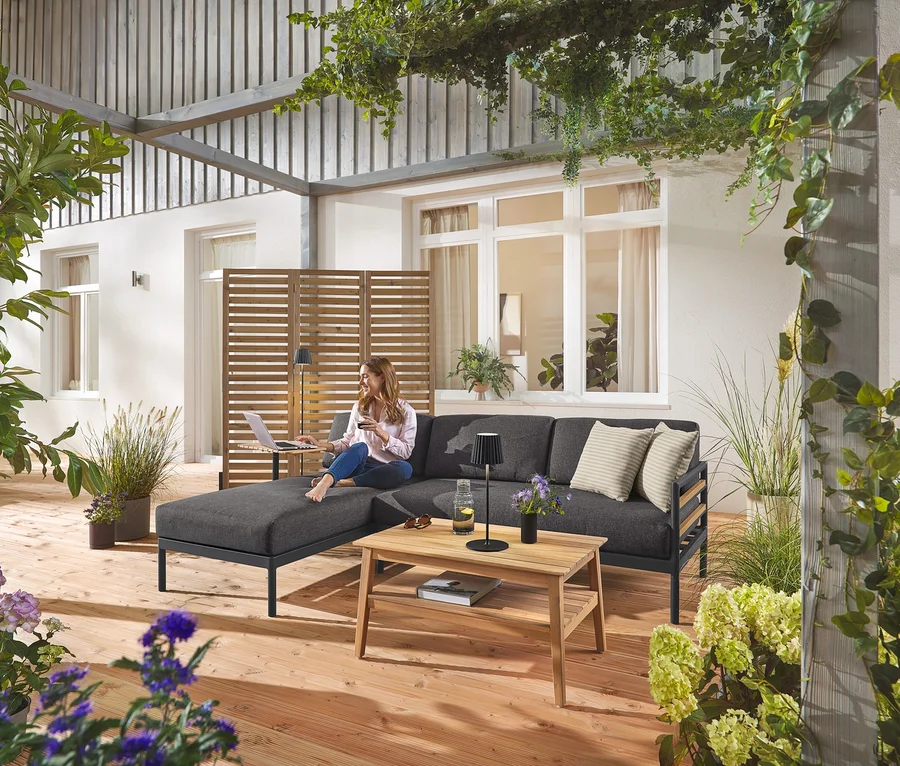 Garten-Couchtisch, ca. 80 x 50 cm bei Tchibo kaufen