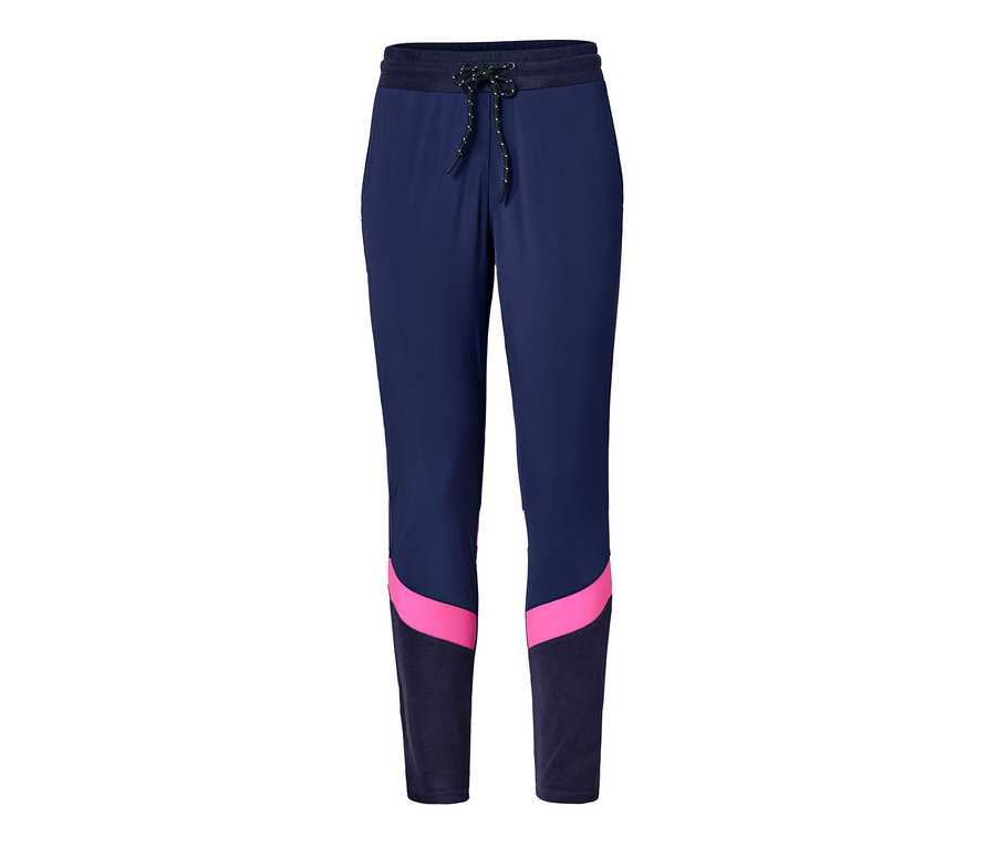 Marineblaue Hybrid-Fleecehose.