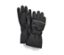 Schwarze Kinder-Ski-und-Winterhandschuhe.