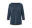 Blaues Funktionsshirt mit 3/4-Arm.