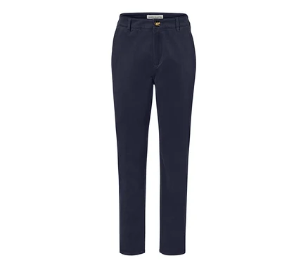 Dunkelblaue Chino.