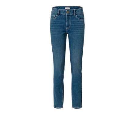 Mid-blue Slim Jeans – Fit »Emma«.