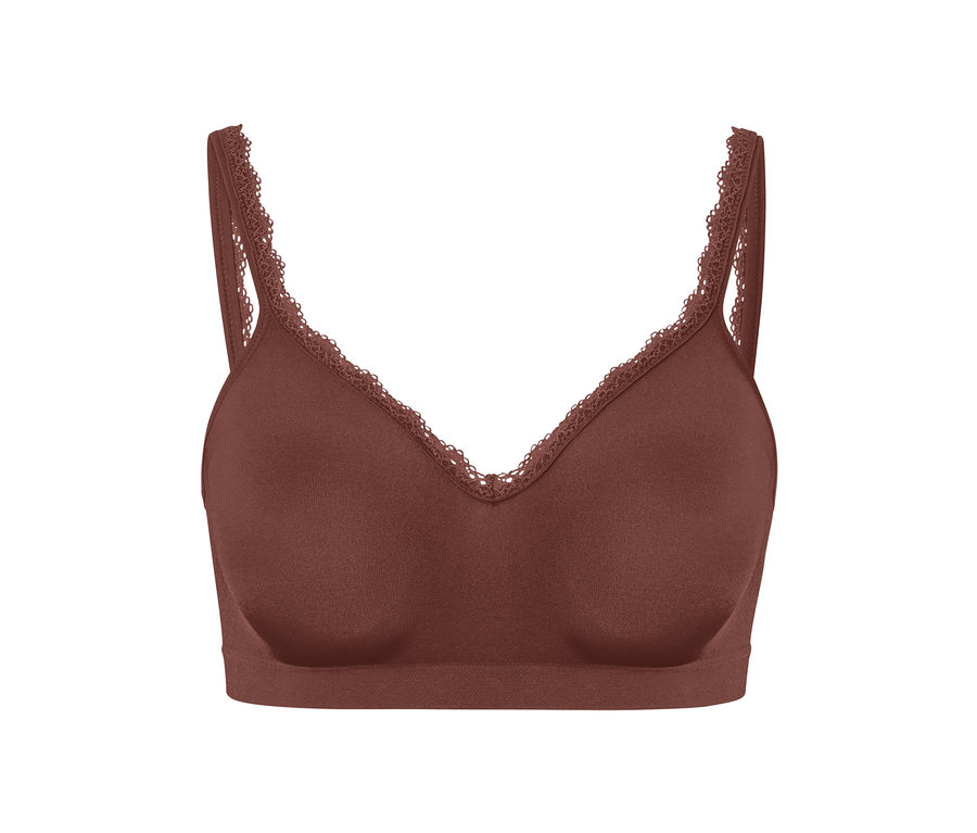 Ein brauner Seamless-Soft-BH.