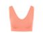 Detailaufnahme eines Seamless-Bustiers in Papaya.