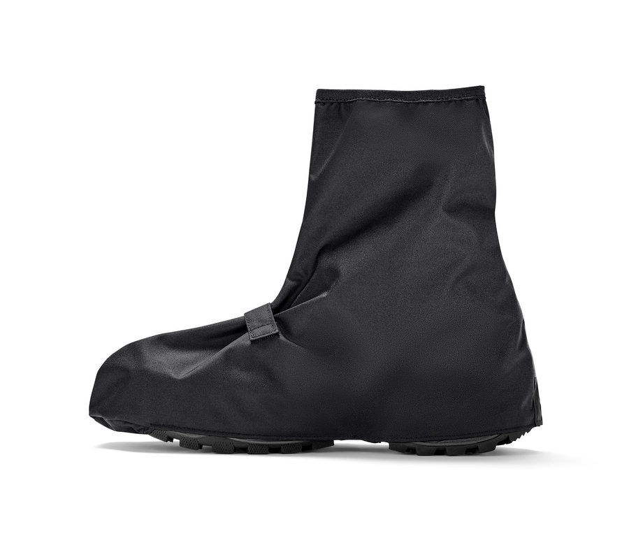 Schwarzer Regen-Überschuh.