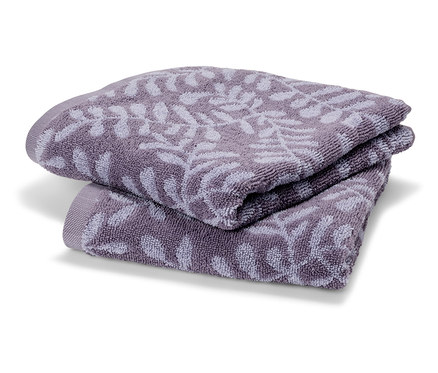 2 Jacquard-Handtücher