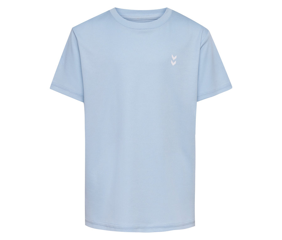 Helles blaues HUMMEL HMLJR pulse Training-T-Shirt.