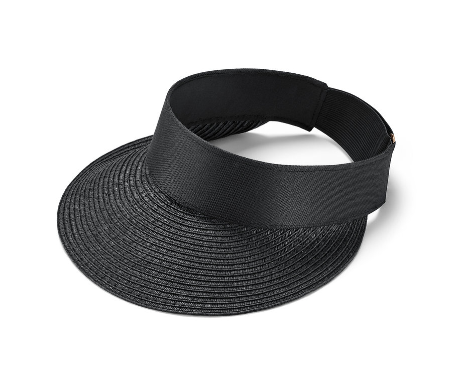 Schwarzer Sonnenvisor.