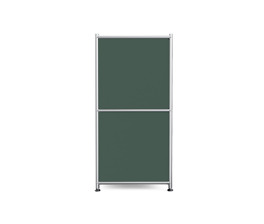 Sideboard Metall »CN3« mit 2 Klappenfächern, olivgrün.