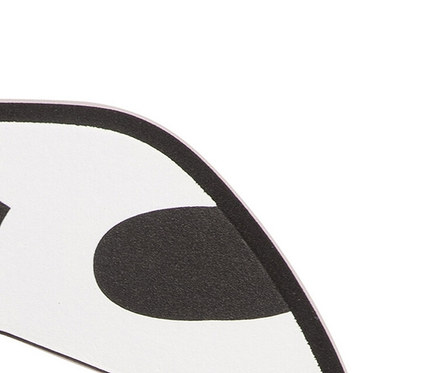 Schwarzes arena Schwimmbrett Kickboard mit weißem Logo und Schriftzug.