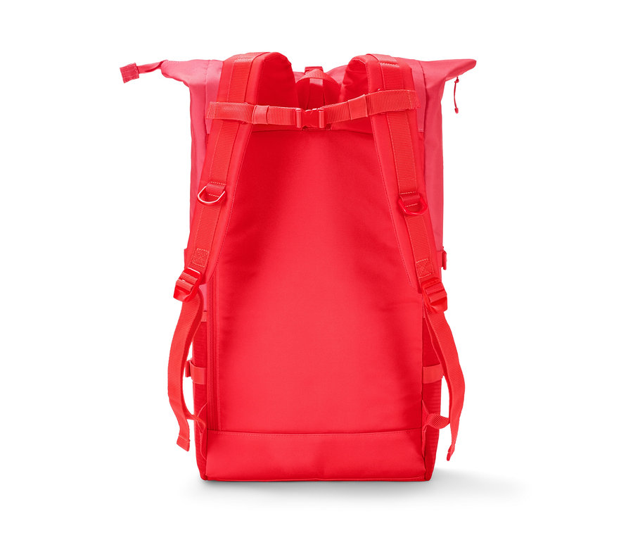 Roter Outdoor-Rucksack.