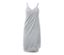 Graues Handtuch-Kleid mit Trägern.